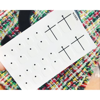 Miếng dán móng chân - Nail Wraps (22 miếng dán khô)