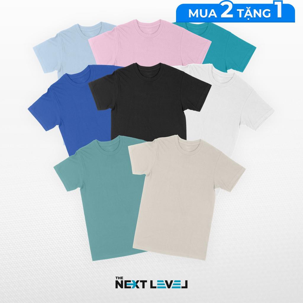Áo thun trơn Unisex THE NEXT LEVEL, Cotton 100%, 8 màu nam nữ - BT0000