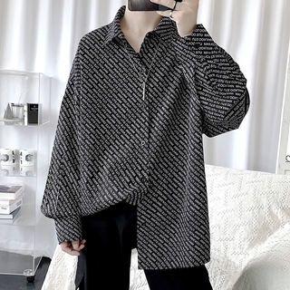Áo sơ mi nam dài tay cổ bẻ thời trang Hàn Quốc