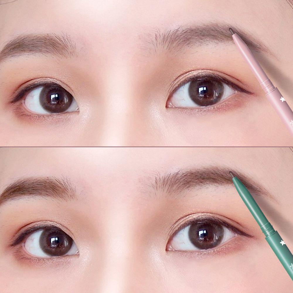 Bút Kẻ Lông Mày Hai Đầu Màu Cà Phê Đậm Tự Nhiên Chống Thấm Nước Không Bị Nhòe Dành Cho Nữ
