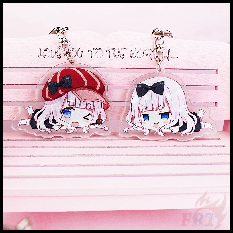 Móc khóa hình nhân vật Shinomiya Kaguya / Fujiwara Chika anime Love Is War 01 :6 độc đáo