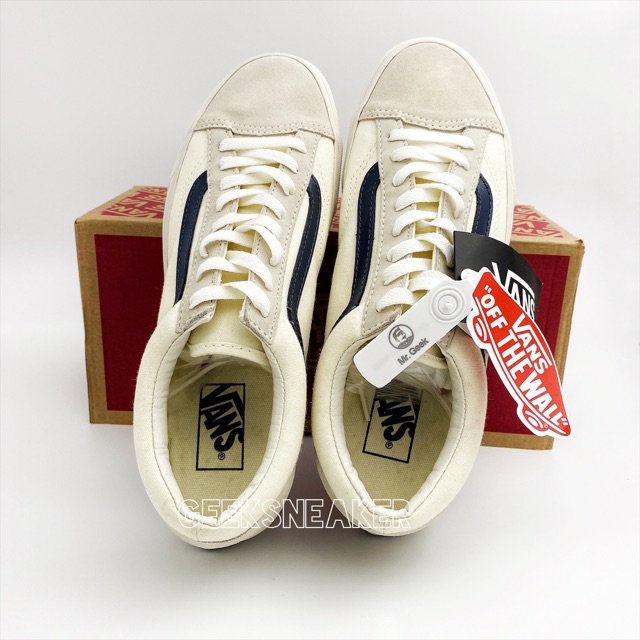 [GeekSneaker] Giày Vans Style 36 Bản Tiêu Chuẩn - Viền Kẻ Xanh