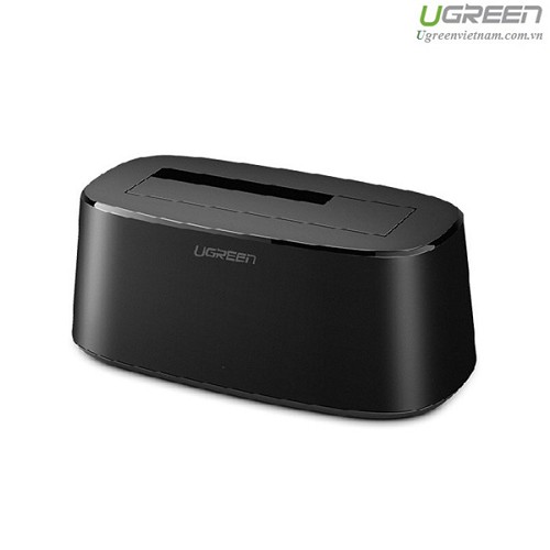 Hộp đựng ổ cứng Docking 2.5/3.5inch Sata/USB 3.0 hỗ trợ 12TB chính hãng Ugreen 50740 cao cấp