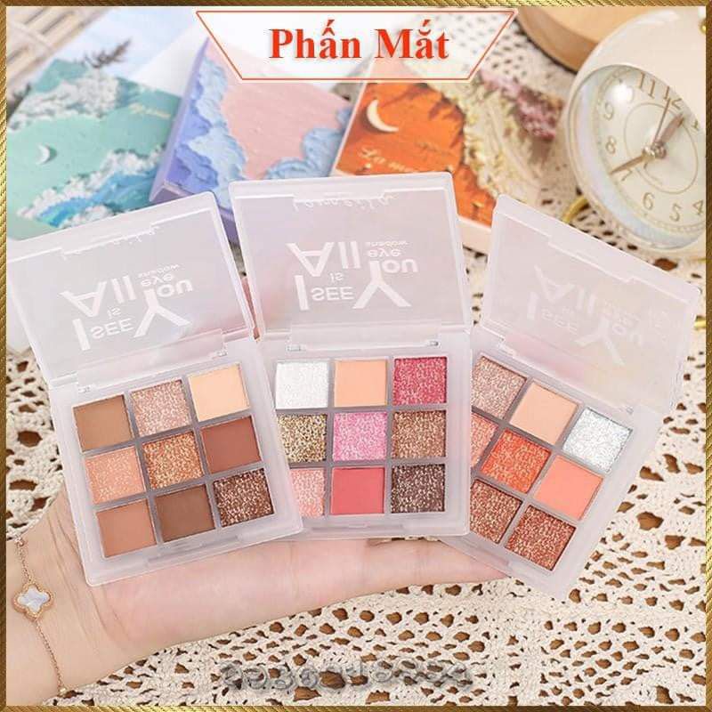 Phấn mắt Lameila 9 ô màu
