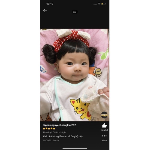 BĂNG ĐÔ TÓC GIẢ 2 BÚI CHO BÉ GÁI 🎈