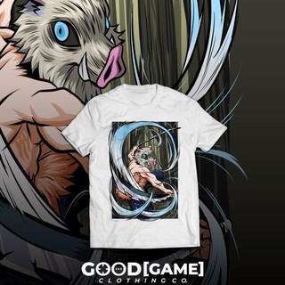 HOT- Áo thun Animataku Kimetsu No Yaiba Demonslayer Anime Inosuke siêu chất