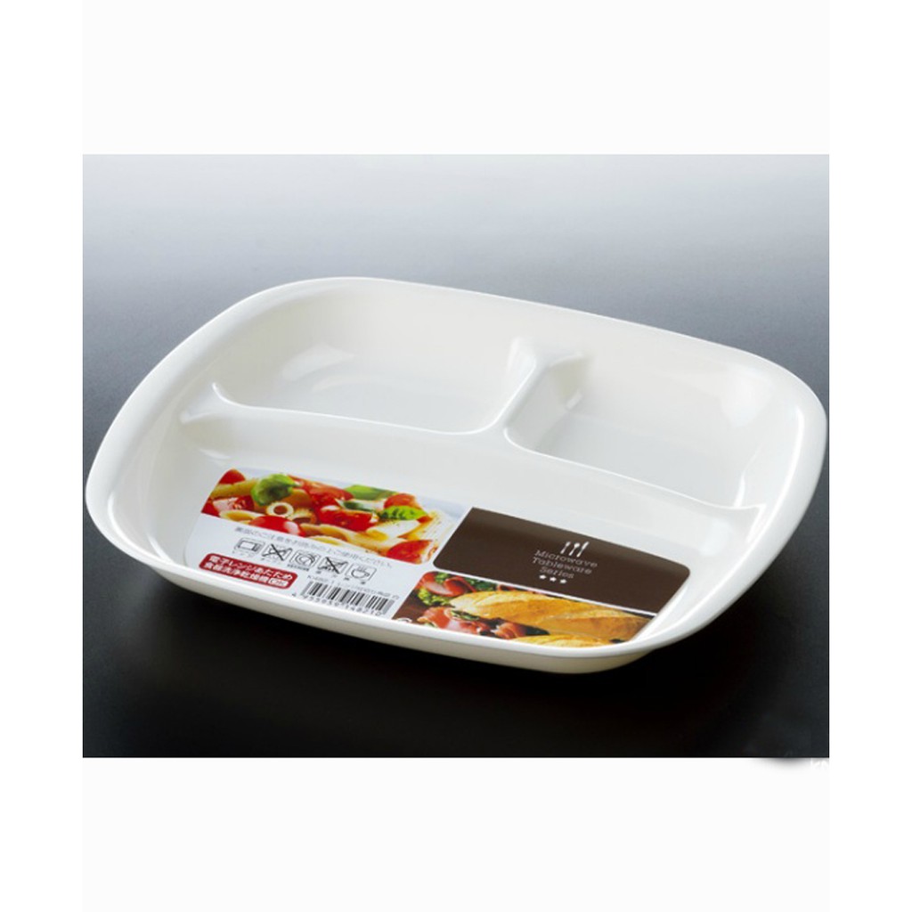 Khay ăn chia 3 ngăn cho bé Nakaya nội địa Nhật Bản