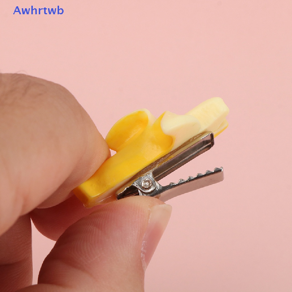 Set 2 Kẹp Tóc Hình Quả Chuối Sáng Tạo Cho Nữ Mới