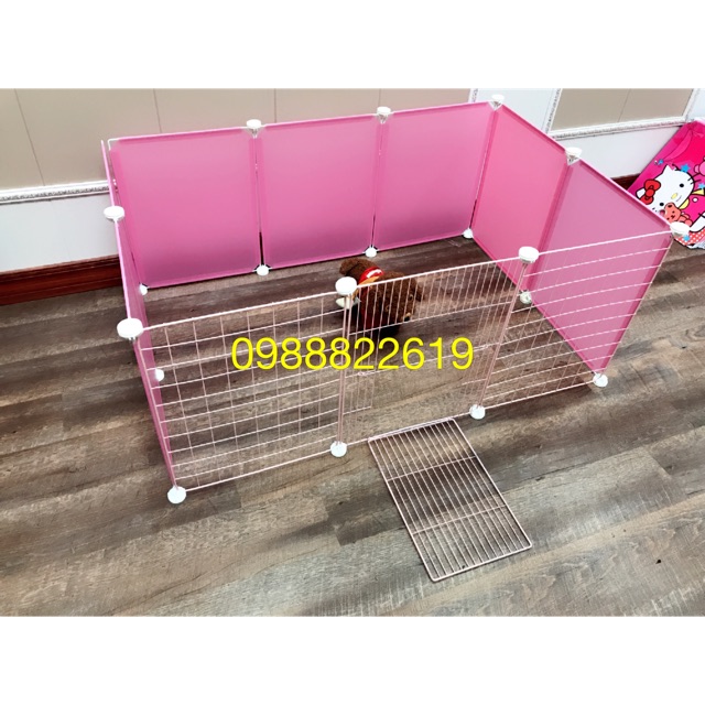 CHUỒNG QUÂY CHÓ MÈO LẮP GHÉP SIÊU TIỆN ÍCH Size 37x 47cm. Mẫu bán chạy nhất