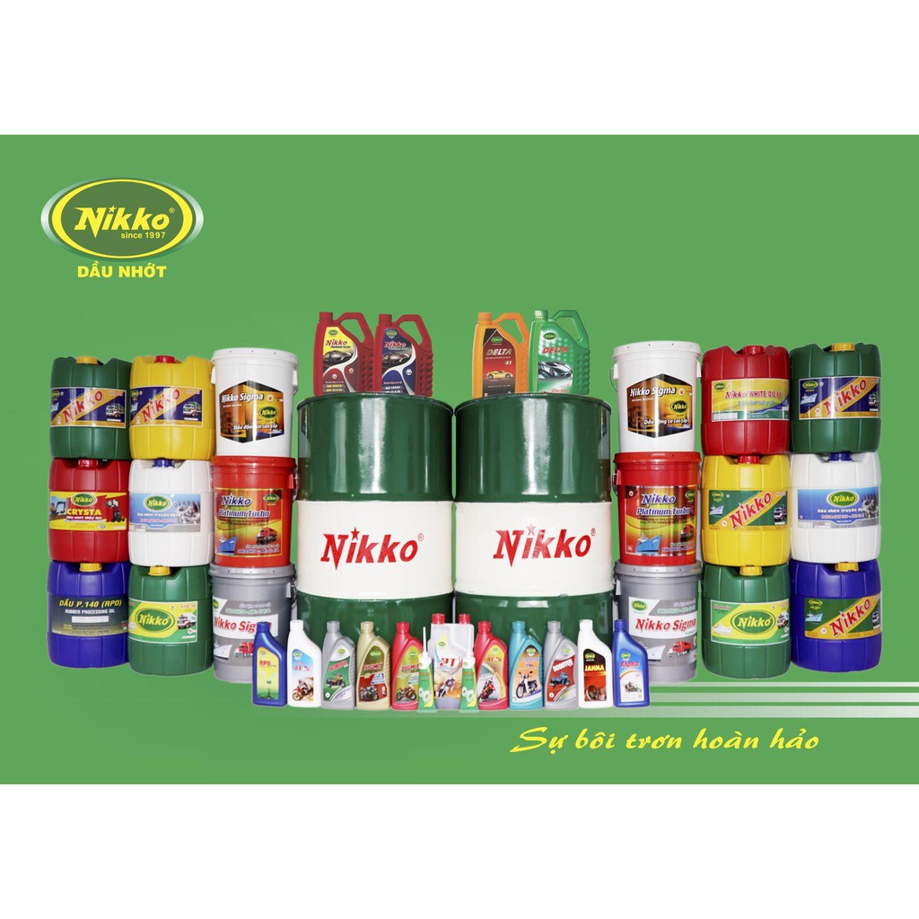 Dầu nhớt động cơ NIKKO DELTA 2T JASO FB 1L