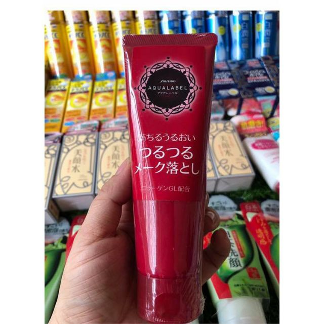 Sữa Rửa Mặt Dưỡng Ẩm Collagen SHISEIDO Aqualabel Nhật Bản 130g