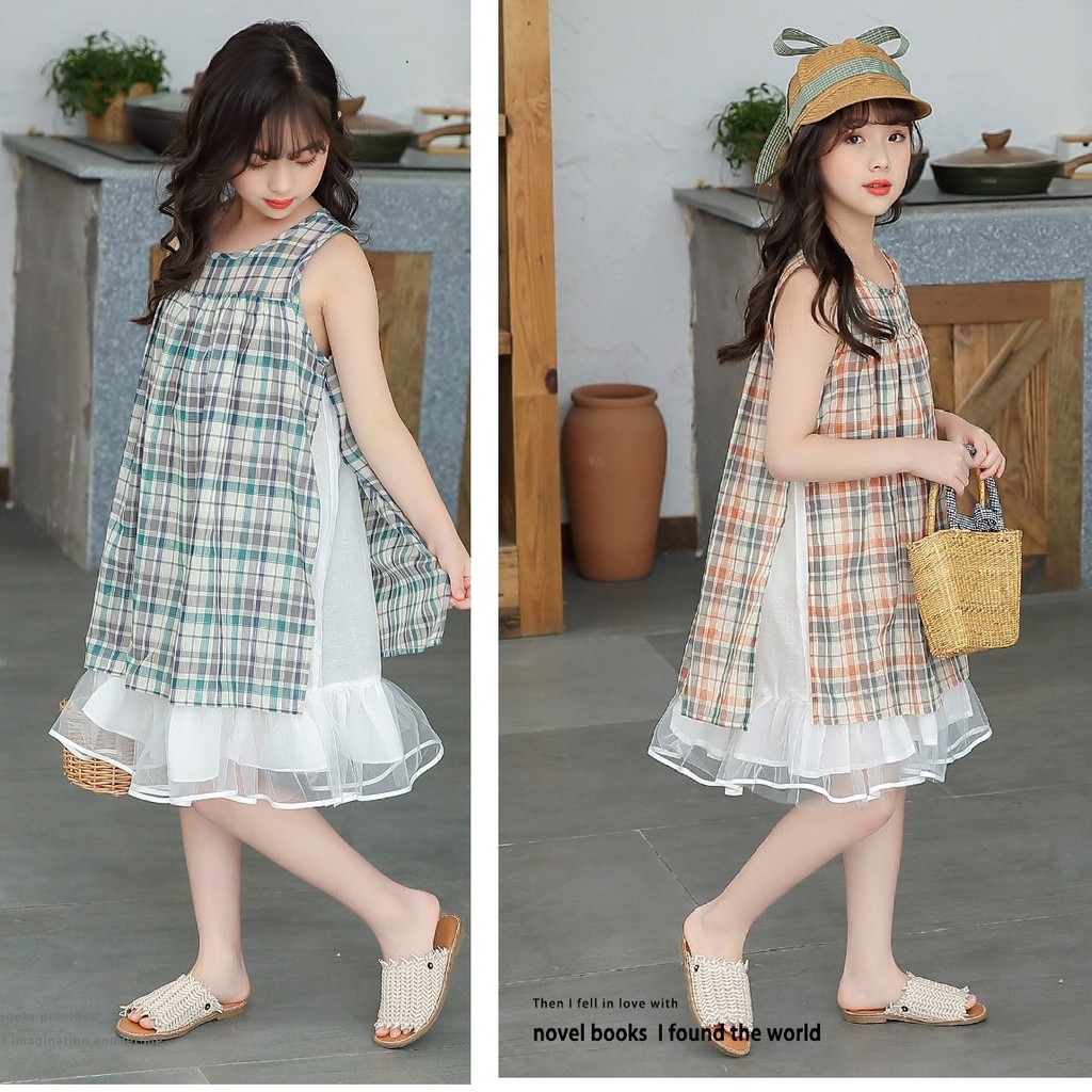 Váy bé gái size đại, Váy Hàn Quốc dành cho bé gái lớn size 15-35kg VH01