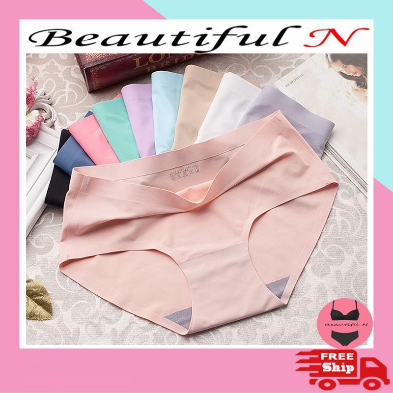 Quần lót nữ thun lạnh đúc su không đường may mặc trong váy dễ thương | BigBuy360 - bigbuy360.vn