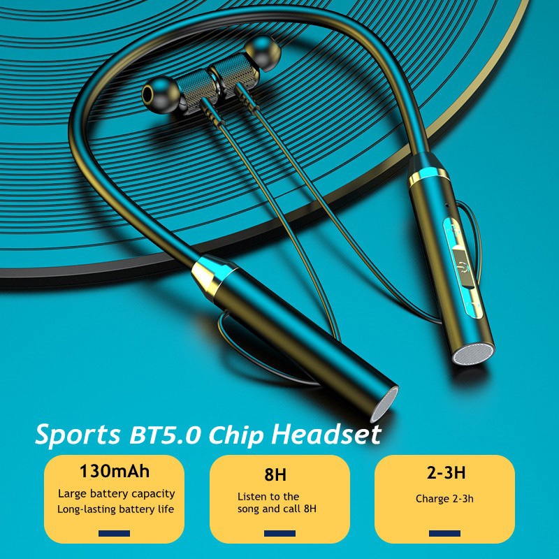 Tai Nghe Nhét Tai Bluetooth Không Dây Âm Thanh HiFi 9D Có Micro Chất Lượng Cao
