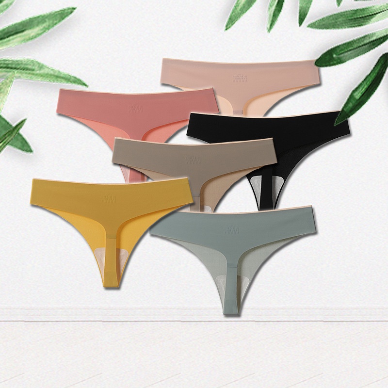 AOFEIQIKE AOFEIQIKE Quần Lót Lụa Lạnh Không Đường May Plus Size M-XL