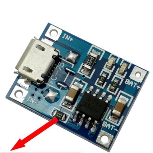 Mạch sạc pin🥙 lithium-ion 🥙18650🌻 3.7V -4.2V 🌻 TP4056 có bảo vệ - 5B3