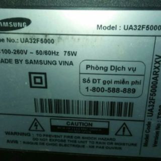 Bo nguồn 32F5000, 32F5500, 32F5501