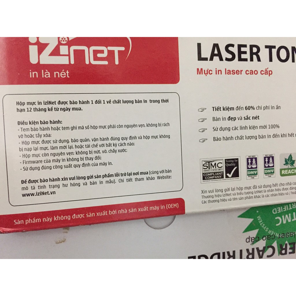 Mực in laser iziNet 226A- Dùng cho máy in HP LaserJet Pro M402d/M402n/M402dn/M402dw. HP LaserJet Pro MFP M426fdn
