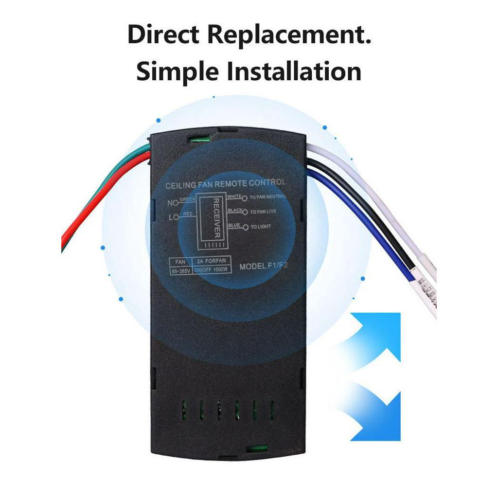 Đèn quạt trần thông minh 110V Bộ điều khiển từ xa Điều chỉnh từ xa Tốc độ ánh sáng Công tắc điều khiển từ xaBút trình chiếu laze không dây tiện dụng chất lượng cao