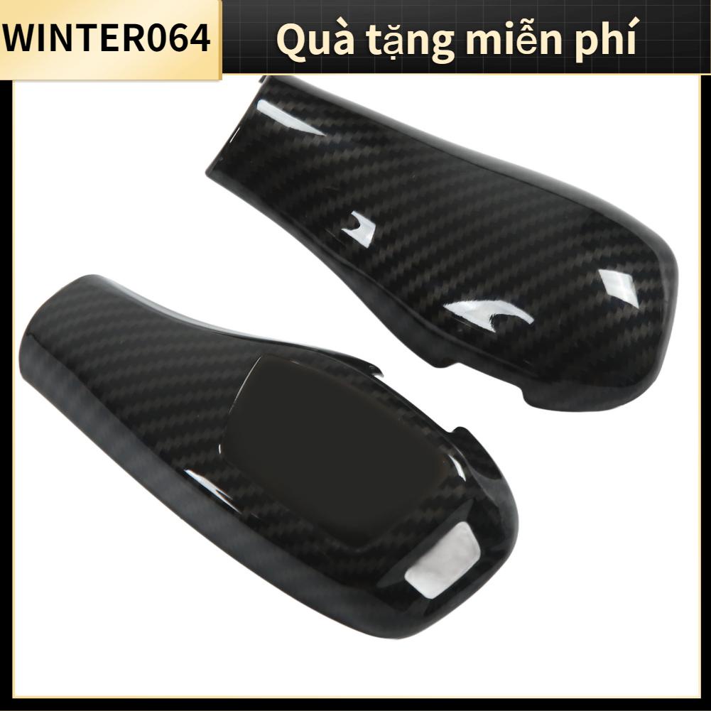 Winter064 Núm điều chỉnh cần số Trang trí bằng sợi carbon Bảo vệ bộ chuyển xe hơi LHD Thay thế cho F20 F21 F22 F23 F30 F31