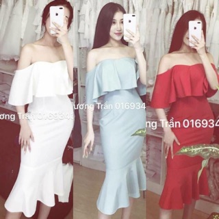 Đầm body bèo đủ màu, size s m l