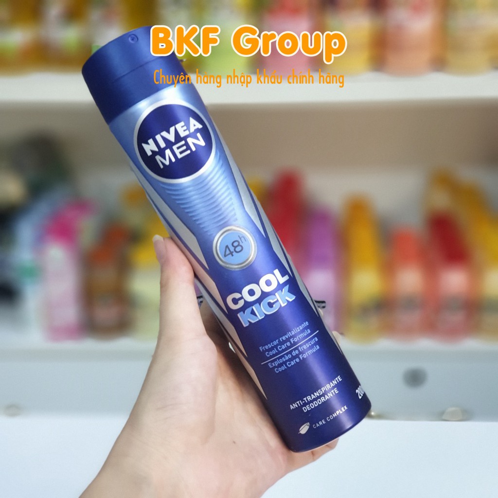 Xịt Khử Mùi 48h Nivea Men 200ml -  nội địa Đức