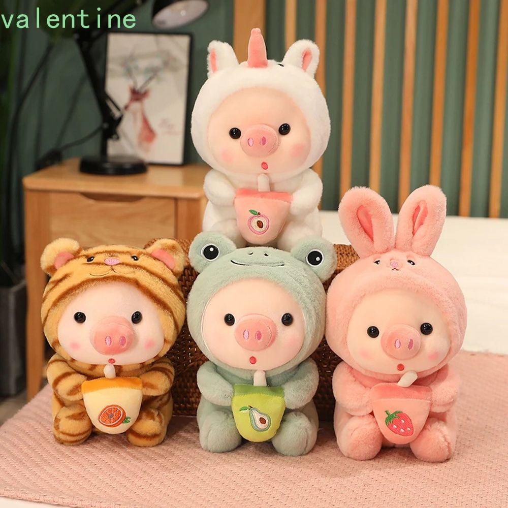 Đồ chơi nhồi bông Hình Chú Heo Hoạt Hình Dễ Thương 25CM 3Cm Trang Trí Phòng Bé