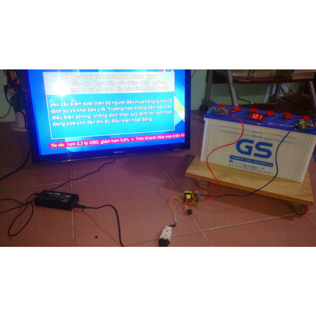 BỘ ĐỔI NGUỒN 150W 12V - 220V, INVERTER 12V - 220V