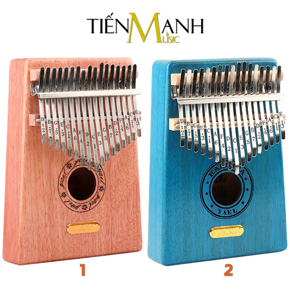 [Khắc Phím] Đàn Kalimba Yael 17 Phím Y17 Chính Hãng Tone C Giá Rẻ - Full Phụ kiện - Nhạc Cụ Tiến Mạnh Music