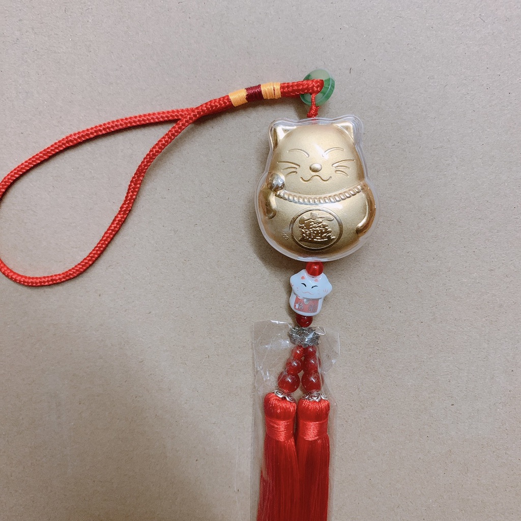 Khánh Treo Xe Phong Thủy May Mắn Trang Trí Nội Thất Ô Tô Hình Mèo Thần Tài Maneki Neko