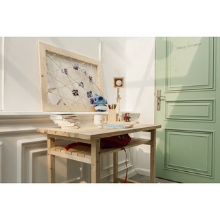 Bàn làm việc chân gỗ có ngăn bàn, Bàn học cho trẻ nhỏ [Giá sốc] | BigBuy360 - bigbuy360.vn