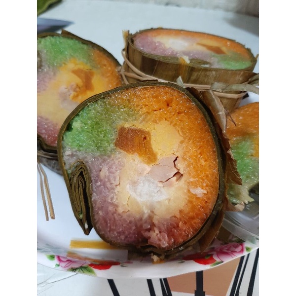 Q8.BÁNH TÉT TRÀ CUÔN 3MÀU