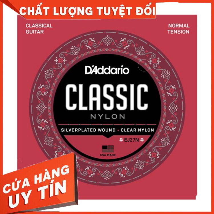 [HDMusictechnology] Dây Đàn Guitar Classic DAddario EJ27N