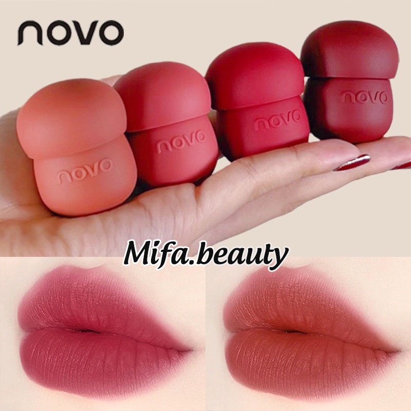 Son Novo Thiết Kế Vỏ Nấm Siêu Xinh Hot Trend Hàng Nội Địa New NO.5622