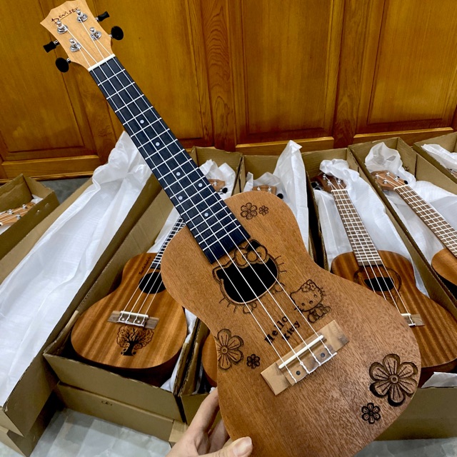 Đàn Ukulele Concert Deviser - Tặng đầy đủ phụ kiện