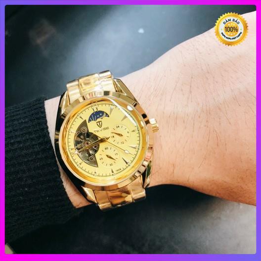 [Hàng xịn] Đồng hồ nam tevise chính hãng automatic 795A dây thép nguyên khối (tặng kèm hộp , phụ kiện thâu dây) | BigBuy360 - bigbuy360.vn