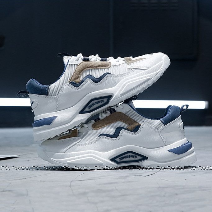 Giày Thể Thao Nam Tập Gym Chạy Bộ Thể Dục Eric Fashion giày sneaker nam cổ thấp giá rẻ G241