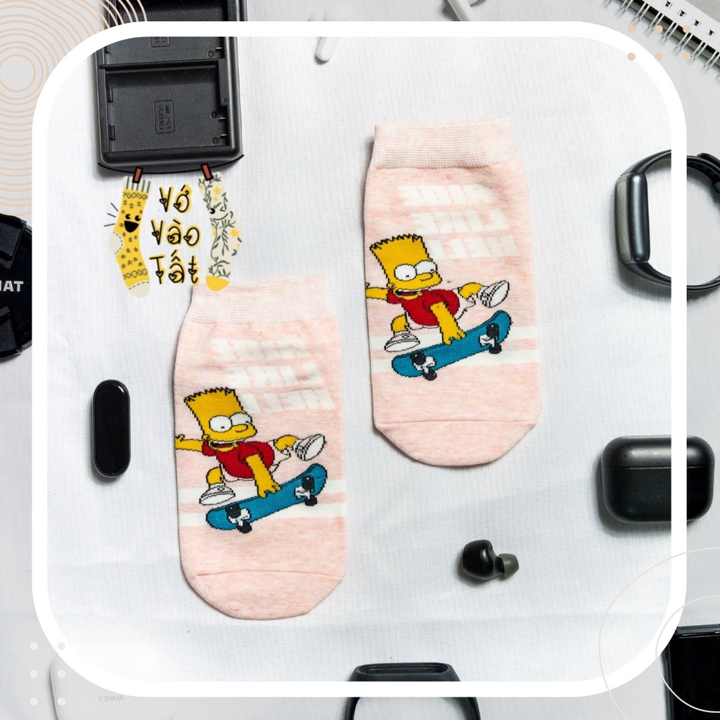 TẤT VỚ CỔ NGẮN UNISEX SIMPSON