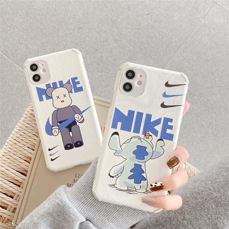 Luxury Stitch Bearbrick Nike Pattern Silk Case HUAWEI Y9S Y9 Prime 2019 P40 P30 Pro Mate 20 30 Pro NOVA 7SE 7i 5T 4e HONOR 8X Silicone Cover