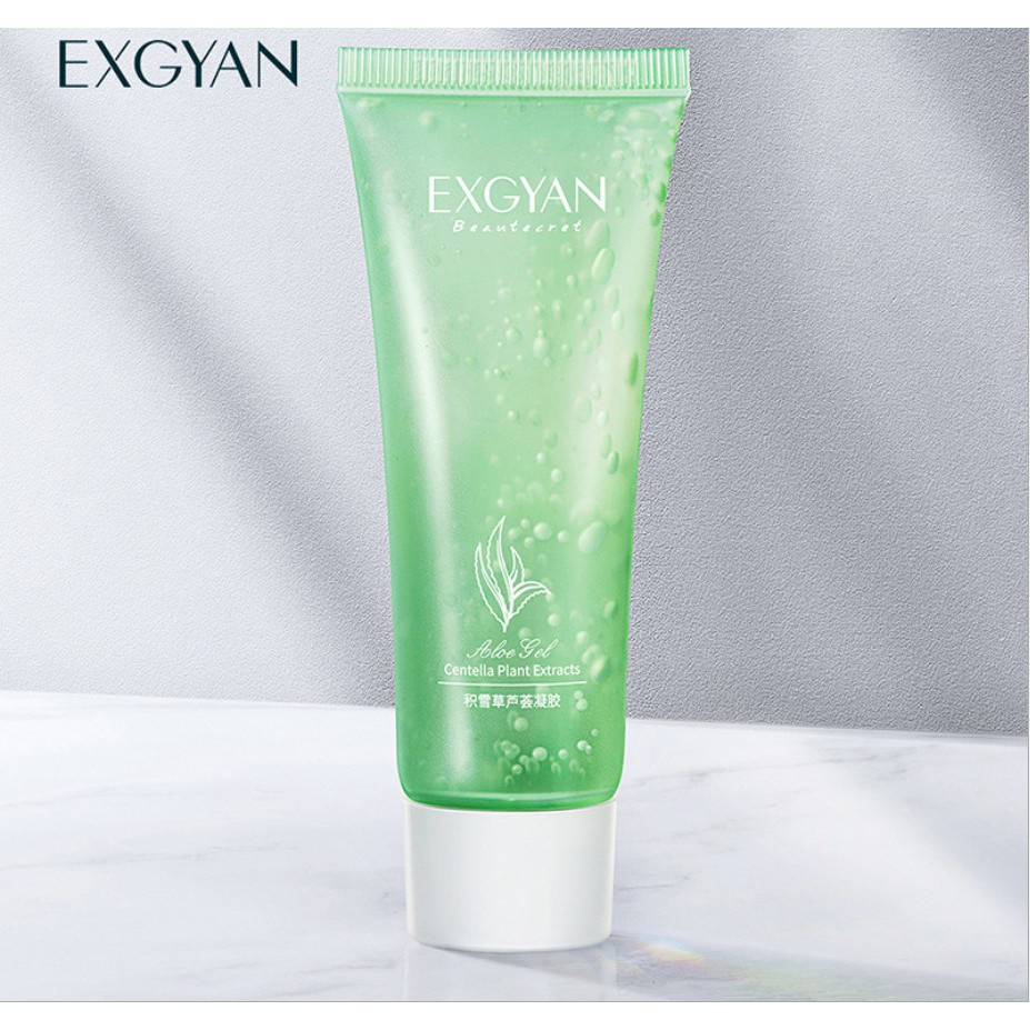 Ảnh thật  Gel dưỡng ẩm ALOVE VERA tươi mát EXGYAN 40g 54161 nội địa
