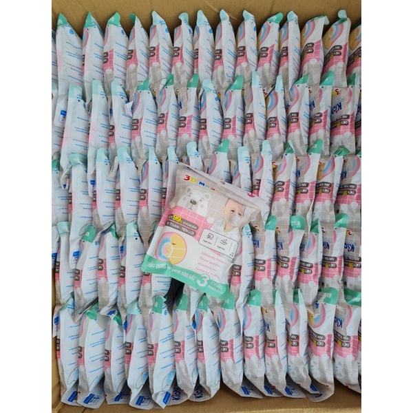 Khẩu Trang Gấu 3D Unimask Cho Bé Hộp 3 Cái