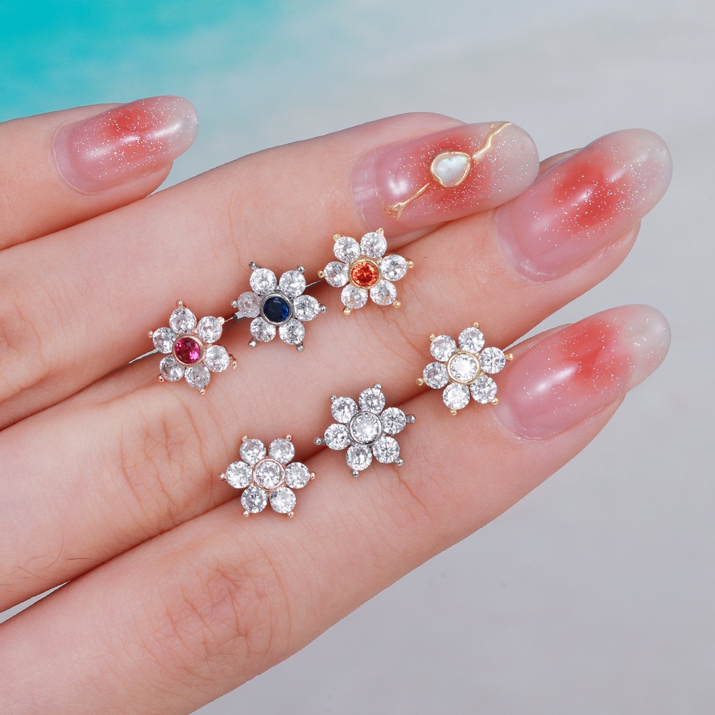 Khuyên Tai Nữ Hình Bông Hoa Thời Trang