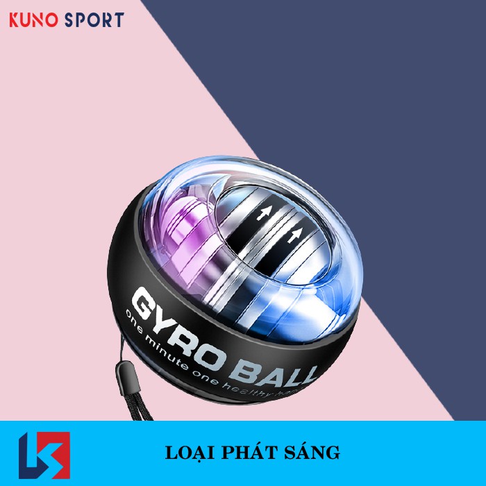 Bóng tập cổ tay GYROBALL KUNOSPORT thiết kế xoay tròn luyện tập cổ tay thơi thể thao