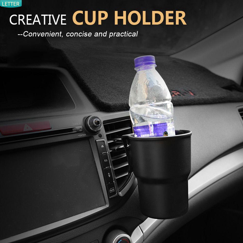 Giá đỡ cốc đựng rác mini bằng nhựa bền đa năng có kẹp gắn lỗ thoát khí trên xe hơi