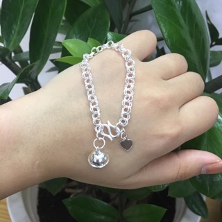 Lắc mềm chuông lục lạc cho bé yêu bạc ta 925