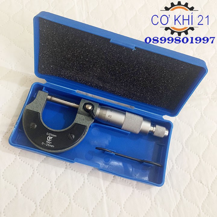 Thước Panme Cơ Khí, Thước Panme Đo Ngoài 0 - 25mm