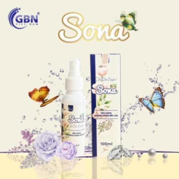 Nước Xịt Xả Vải Khô SoNa - Hương nước hoa Comfort vs Hương Downy 100ml