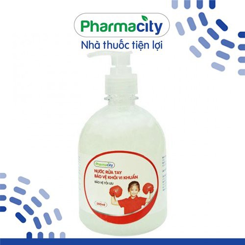 Nước rửa tay Pharmacity bảo vệ tối ưu và chăm sóc toàn diện ( 500ml)