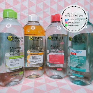 Nước Tẩy Trang Garnier 400ml 🍓FREESHIP🍓tẩy trang sạch siêu nhẹ dịu cho da