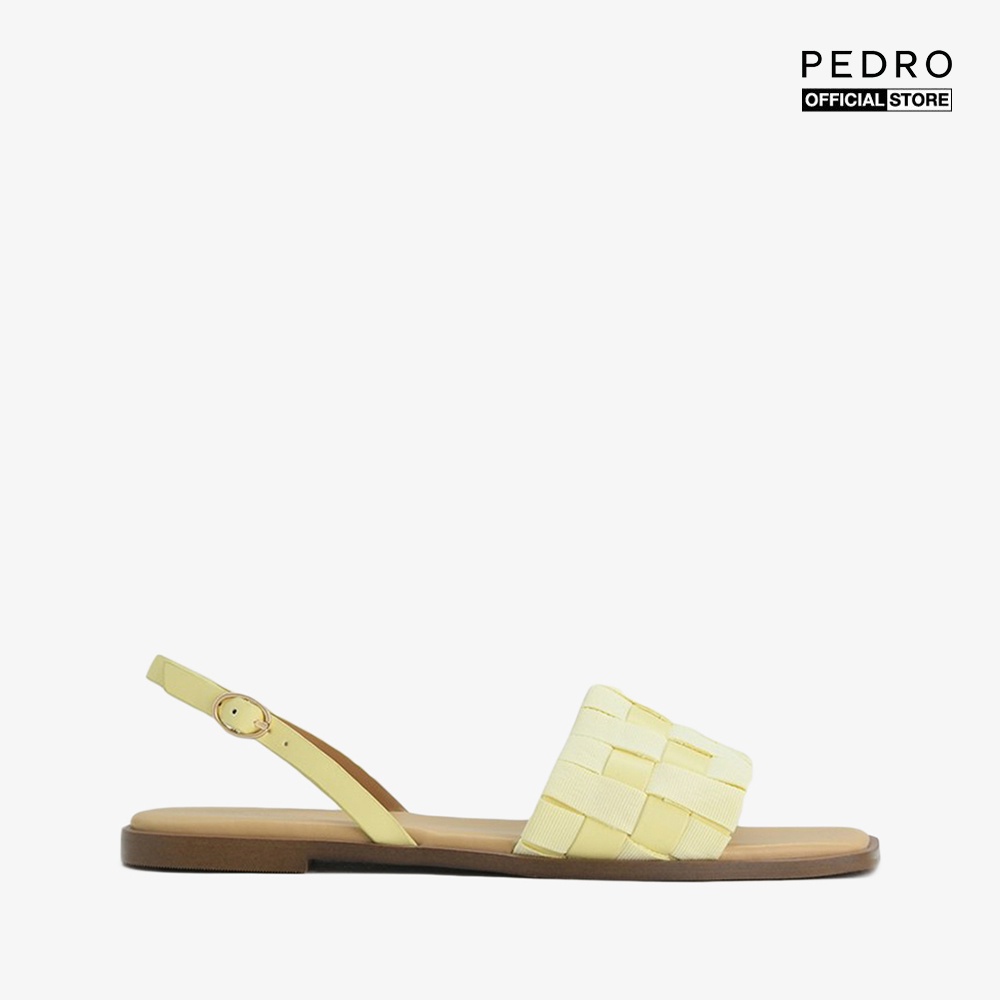 PEDRO - Giày sandals nữ Cross Woven Retro Square PW1-65490142-23